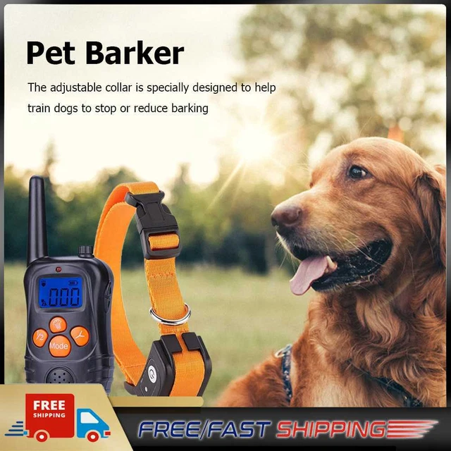 Productos recargables anti-ladridos impermeables para perros anti-ladridos para mascotas (naranja)