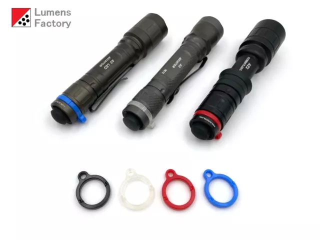 Colored Lanyard Rings for Surefire A2 A2 LED L1 L2 LX2 AZ2 AZ2-S K2 Kroma V2 Z62