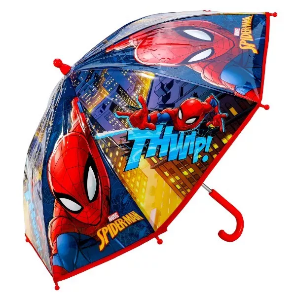 Spiderman Ultimate BOYS RAIN UMBRELLA KIDS SCHOOL PANEL BROLLY GIFT DOME NEW