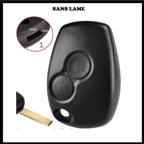 Coque clé boitier télécommande pour Renault Clio 3 Modus Twingo 2 Master Kangoo