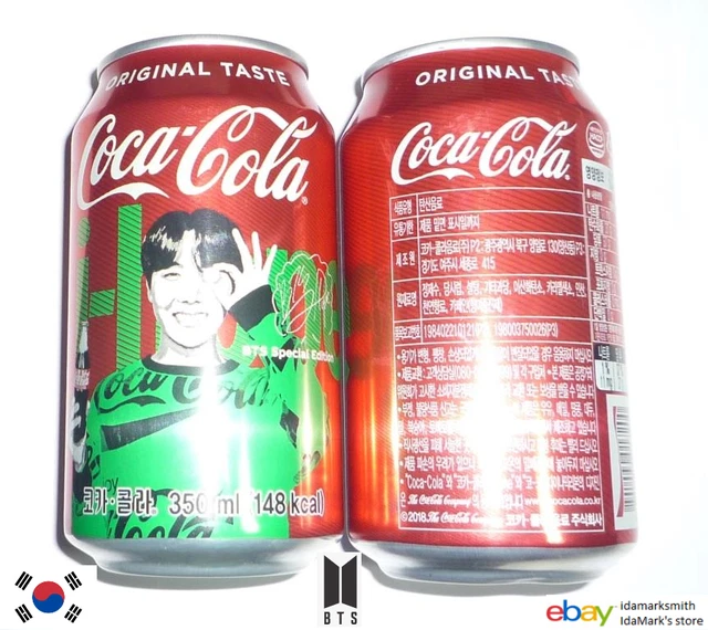 COCA COLA CAN SOUTH KOREA 350ml Coke 2018 BTS First Edition JHOPE KPOP