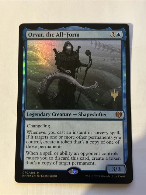 Orvar, the All-Form 1x FOIL KHM MTG Kaldheim Mythic MINT blue Orvar, the All-Form 1x FOIL KHM MTG Kaldheim Mythic MINT blue