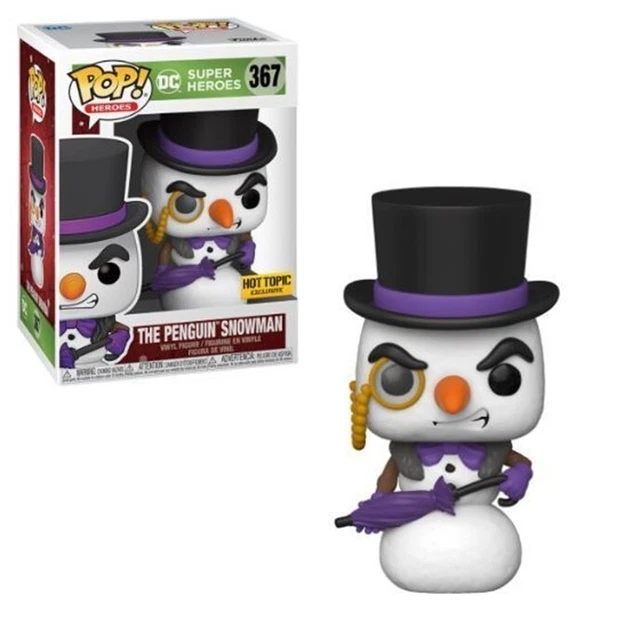 Funko POP! DC Super Heroes - The Penguin Snowman #367 - Hot Topic Exclusive