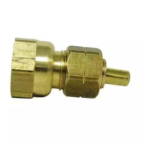 NEW Everbilt 3/8 in. OD Compression x 1/2 in. FIP Brass Adapter Fitting