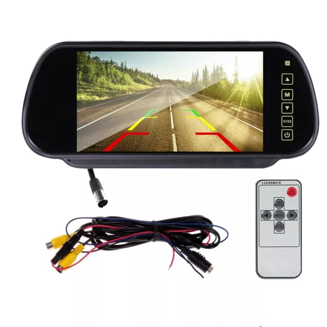 7 inch TFT LCD Screen Monitor For Car Rear View Reverse Backup Camera GPS DVD