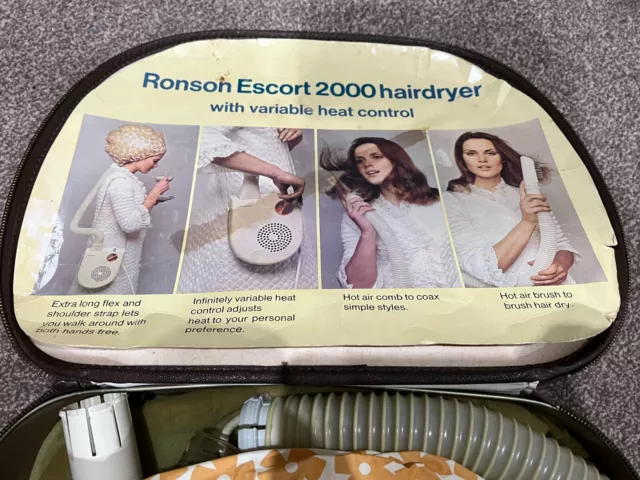 Vintage Ronson Escort 2000 Hairdryer