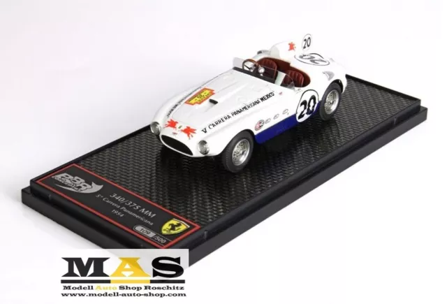 Ferrari 340/375 MM 5th Carrera Panamericana 1954 BBR 1/43