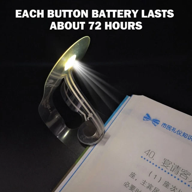 Protection Pagination Mark Night Light Reading Light Bookmark Light Book Clip