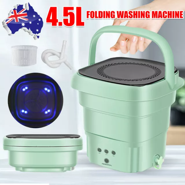 MINI WASHING MACHINE Bucket Folding Portable Laundry Machine Clothes  Washing $60.59 - PicClick AU