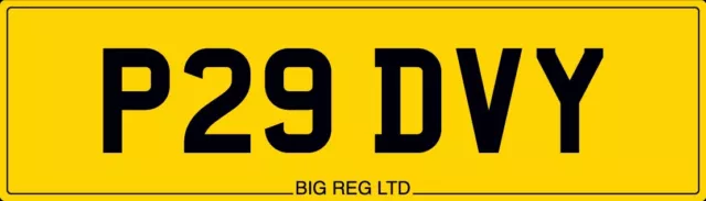 P29 Dvy Dav Dave Daves David Davy Neat Prefix Private Registration Number Plate