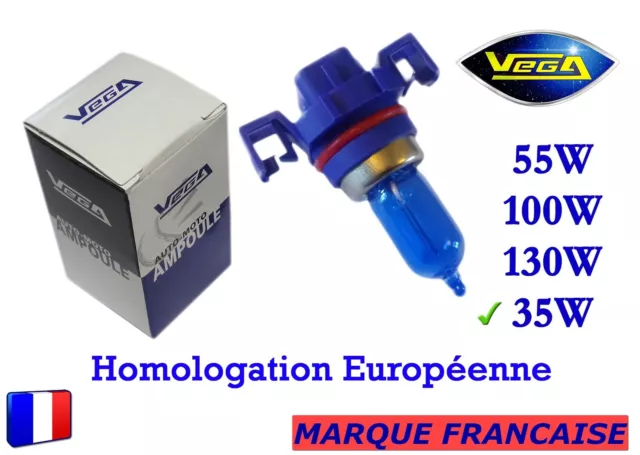 ► Ampoule Xénon VEGA® "DAY LIGHT" Marque Française H16 35W 5000K Auto Phare ◄