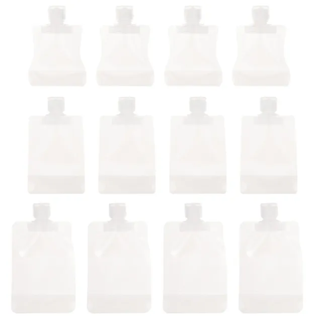 12 PCS Lotion Bag Empty Squeeze Pouch Cosmetic Bag Storage Bags Travel