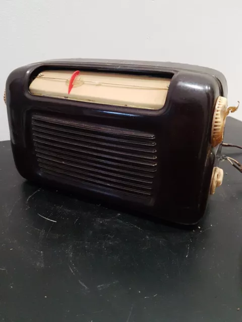 Radio A Valvole Radiomarelli mod.120 in bachelite RICAMBI 1951