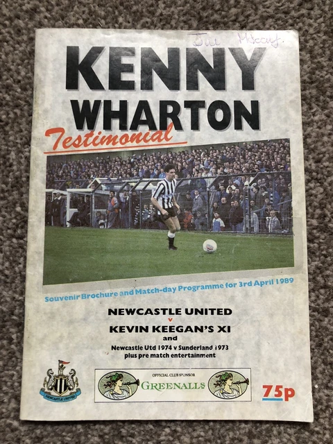 Brochure D'adieu Kevin Keegan – Newcastle United – 1984 – Football Vintage