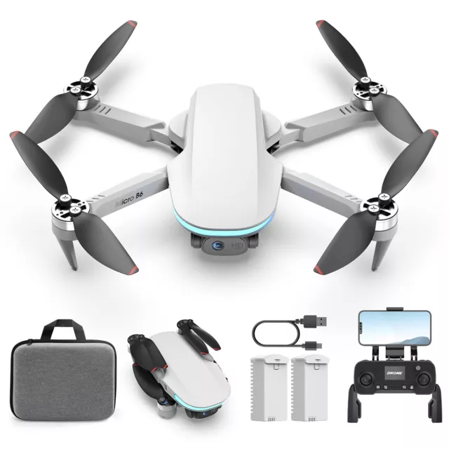 B6 Drone Brushless GPS Mini Drone with 4K HD Camera WiFi FPV Foldable Quadcopter