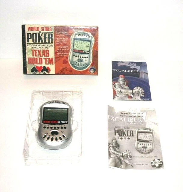 WORLD SERIES OF Poker Texas Hold Em Handheld Electronic Game by