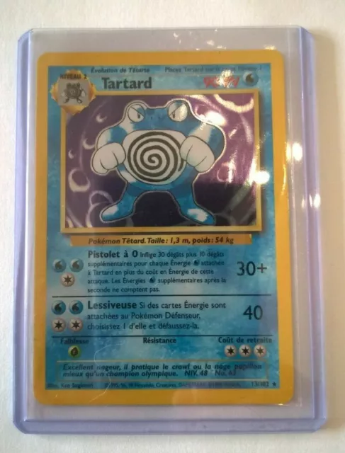 Pokemon Base Set French Tartard Holo Foil 13/102 Trading Card Near Mint Con