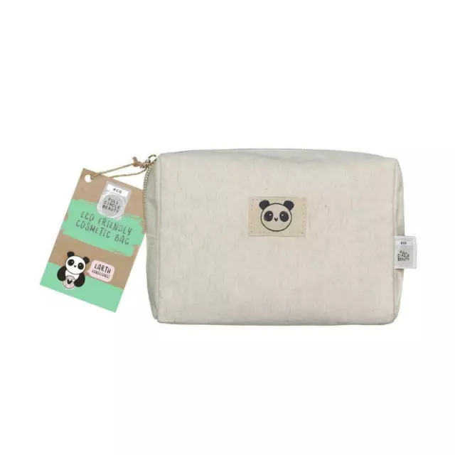 Danielle Creations umweltfreundliche erdbewusste Panda große Bambus-Kosmetiktasche