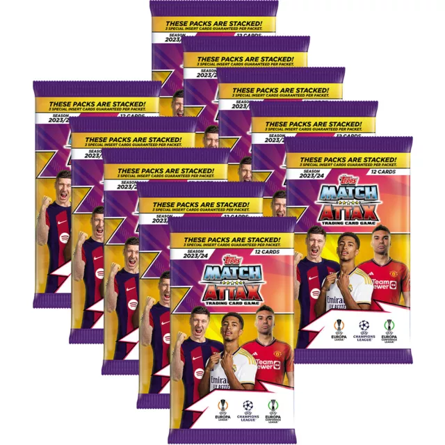 Champions League 2023/24 - Carte collezionabili - 10 Booster
