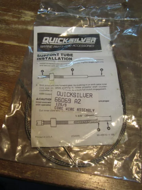 QUICKSILVER 66069A2 CORE WIRE for LOWER SHIFT CABLE FREE SHIPPING