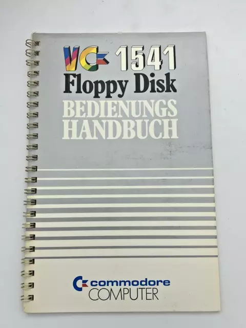 Commodore VC 1541 Floppy Disk Drive Handbuch Laufwerk VIC20 C64