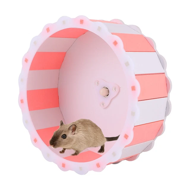 1Pc Hamster Kauen Spielzeug Pet Übung Spielzeug Handwerk Rad Guinea Rad