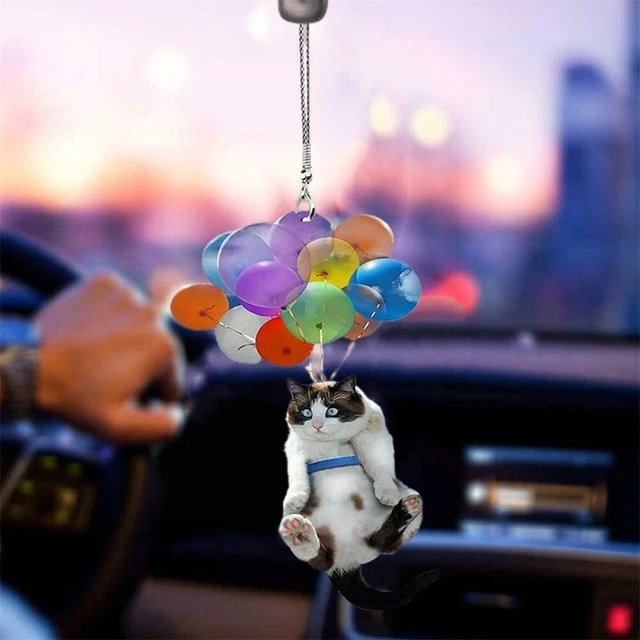 Mochila para el hogar Coche Colgante Adorno Accesorios Colorido Globo Ligero