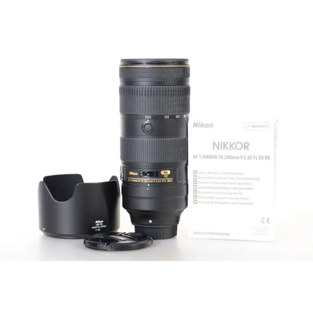 Nikon AF-S Nikkor 2,8/70-200 E FL ED VR Zoom Lens - 70-200mm 1:2.8G FL ED VR