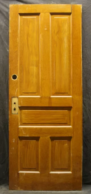 3 avail 29.5"x79" Antique Vintage Old SOLID Wood Wooden Interior Doors 5 Panels