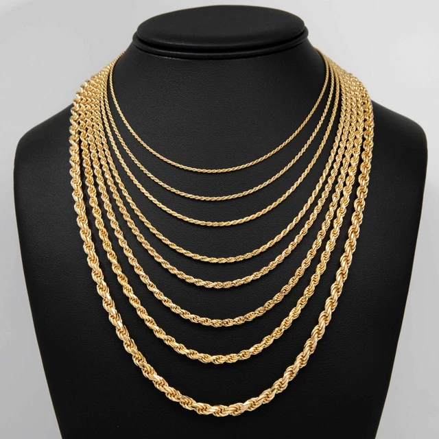 Collier Chaîne Plaqué Or, Longueur 41,5 Cm - Bijou Vintage élégant - Occasion