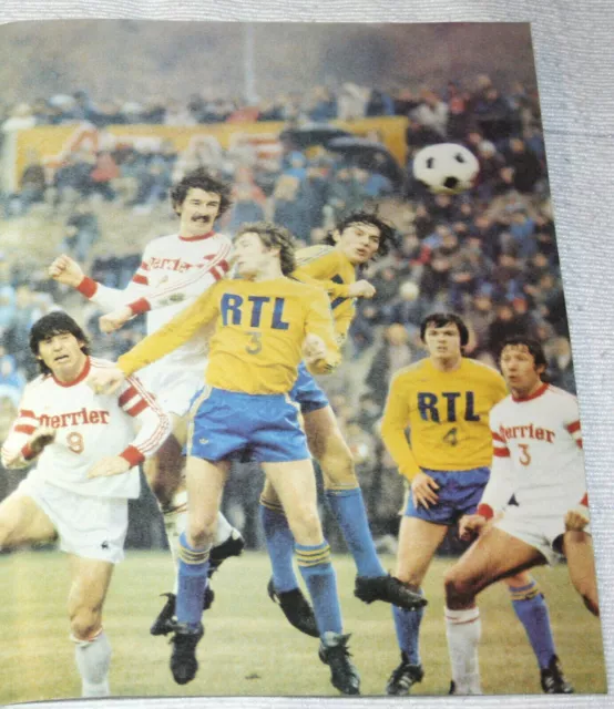 Football Poster Fc Sochaux-Montbeliard V Nancy 1/2 Finale Coupe De France 1978