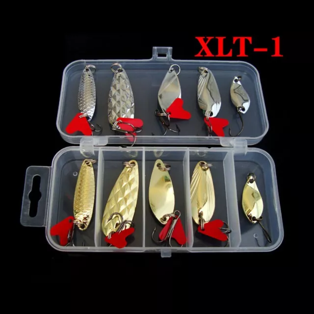 20 PCS SEQUIN Cock Bait Fishing Lures for Freshwater Jigs Portable