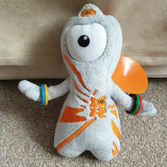 2012 London Olympics Mascot Soft Toy Plush Wenlock Grey and Orange