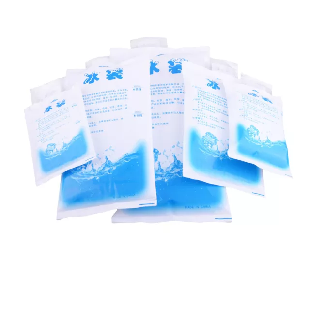 10 Reusable PE Gel Ice Bag Pack Cooler Bag Pain Relief First Aid 100ml-1000ml lp