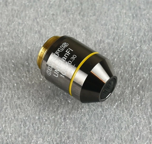OLYMPUS MICROSCOPE UMPLANFL 10X /0.30 Plan MPlan Infinite Objective ...