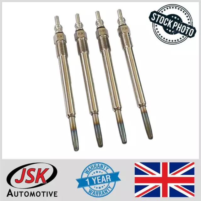 4x Heater Glow Plugs for Mercedes-Benz Sprinter Vito CLK Replaces 0011592801