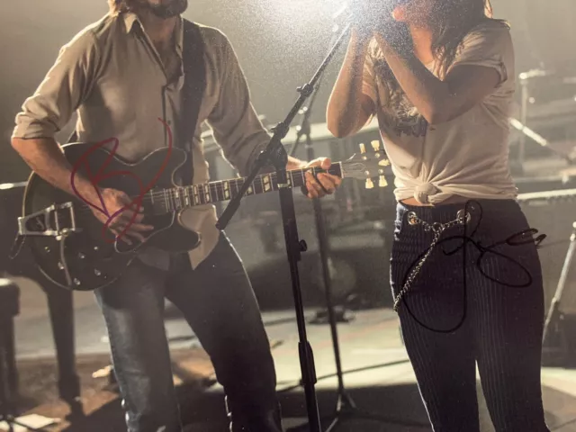 Bradley Cooper & Lady Gaga from The Star Is Born. Autographed by both 11x14 2