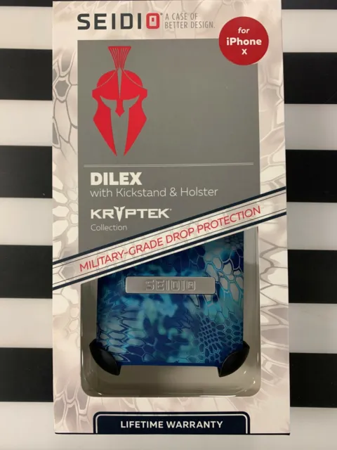 SEIDIO Dilex COMBO with Kickstand/Holster - iPHONE X KRYPTEK Pontus *N*E*W*
