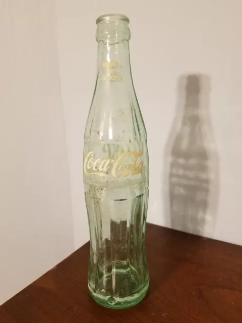 Vintage Coca Cola Knoxville Tennessee 10 oz Glass Soda Pop Bottle