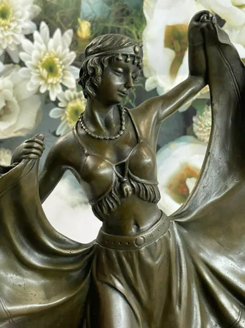 Art Deco Franz Bergman Arab Dancer Bronze Sculpture Hot Cast Figurine Gift DEAL