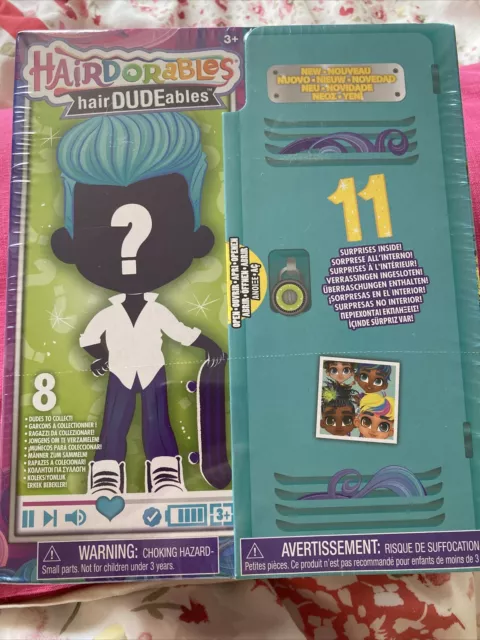 Hairdorables Hair DUDEables Boy Doll - 11 Surprises Inside. Brand New