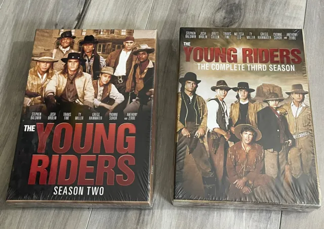Lot 2 - The Young Riders Season 2 And 3 DVD Set Complete SECOND THIRD NEW — READ