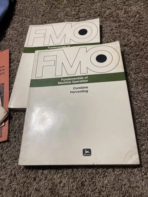 1973 John Deere FMO Fundamentals Machine Operation Combine Harvesting Manual