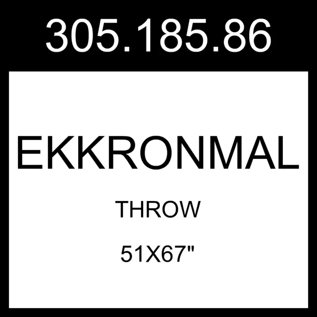 IKEA EKKRONMAL Throw Yellow  51x67" 305.185.86