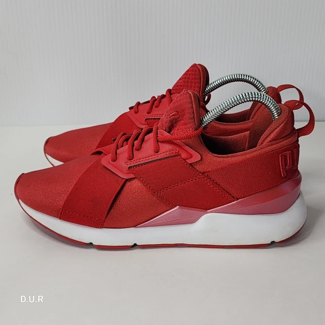 Puma muse hotsell satin 2 red