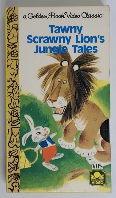 TAWNY SCRAWNY LION'S Jungle Tales VHS VCR Tape 30 Minute Rupert the ...