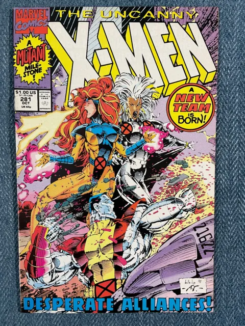 The Uncanny X-men #281 Marvel Comics 1991 NM Jim Lee