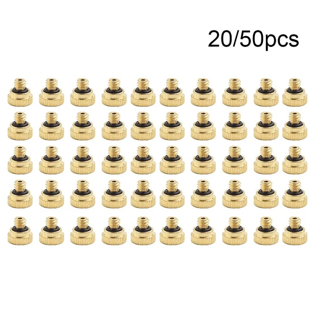 Lot De 12 Bouchons De Buse De Brumisation Laiton 3/16" - Bouchons Pour Système Refroidissement Jardin Extérieur