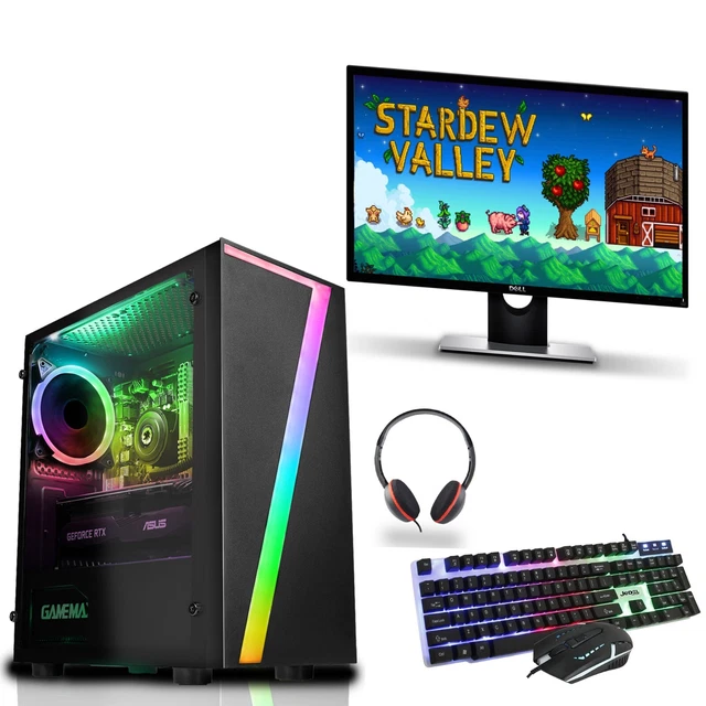 GAMING COMPUTER BUNDLE Intel Quad Core i5 8GB RAM 1TB NVIDIA GT710