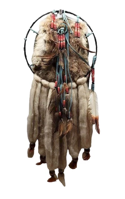 Vintage Decorative Native American 32" Hand Made Dream Catcher Good Luck